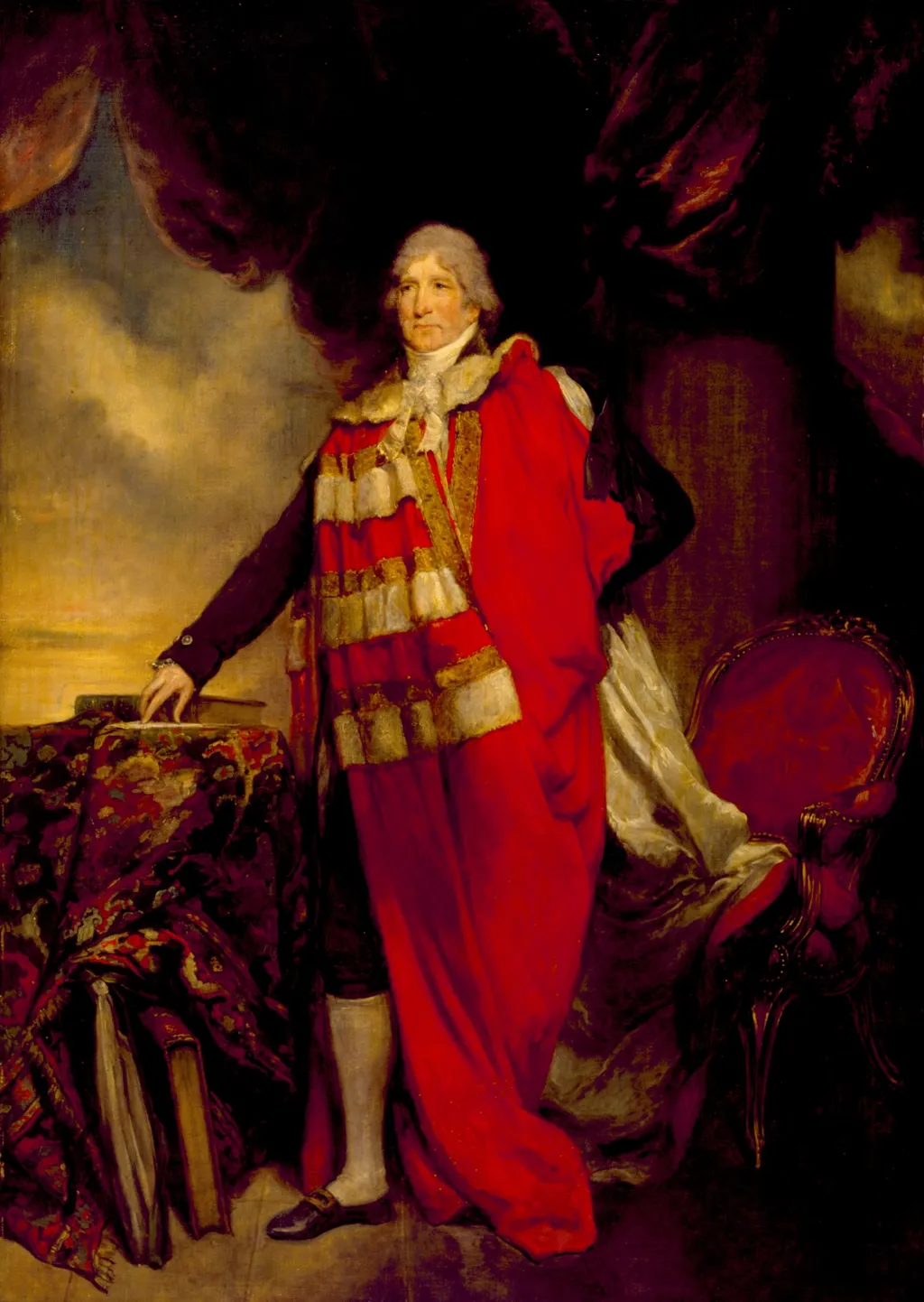 James Duff, 2nd Earl Fife, by Arthur William Devis, oil, 1850