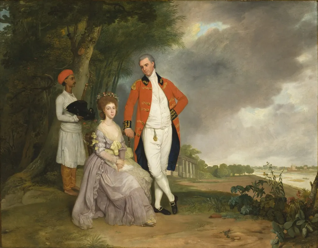 The Hon. William Monson and His Wife, Ann Debonnaire, by Arthur William Devis, unspecified, 1794