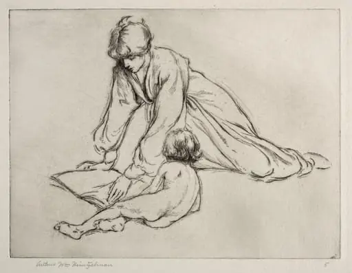 The Sun Bath, by Arthur William Heintzelman