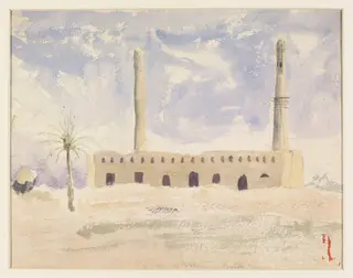 Mosque at Bahrain of Persian origin, by Arthur William Stiffe, 1864