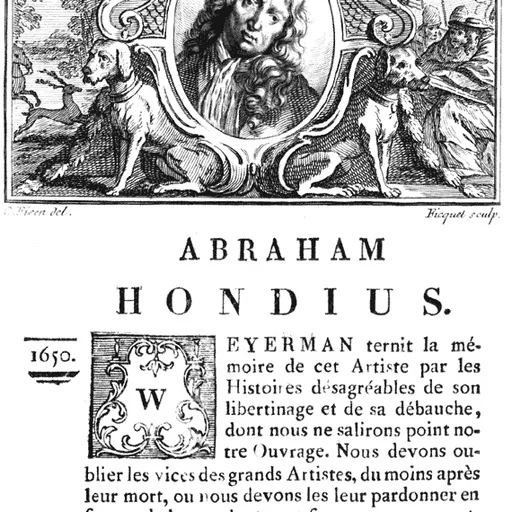 Portrait of Abraham Hondius