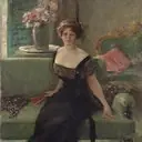Portrait of Annie Traquair Lang
