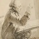 Portrait of Augustin de Saint-Aubin