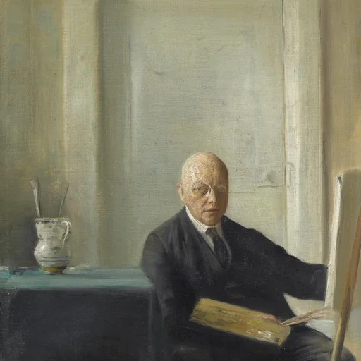 Portrait of Carl Holsøe