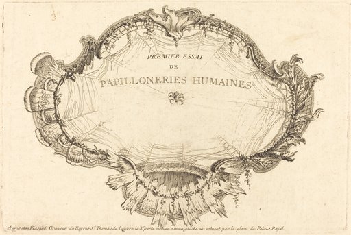 Portrait of Charles Germain de Saint-Aubin