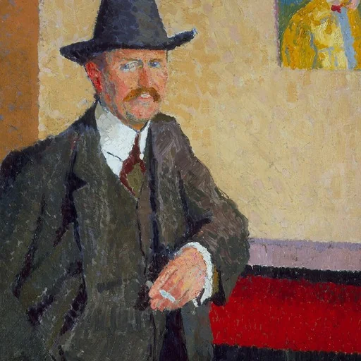 Portrait of Charles Ginner