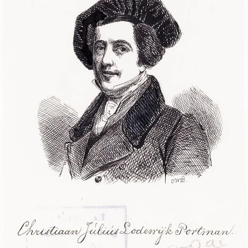 Portrait of Christiaan Julius Lodewijk Portman