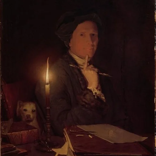 Portrait of Christoph Friedrich Reinhold Lisiewski