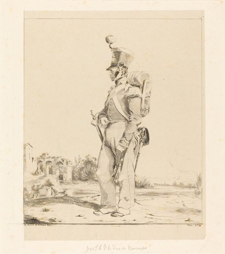 Portrait of Duc de Nemours, Louis d' Orléans