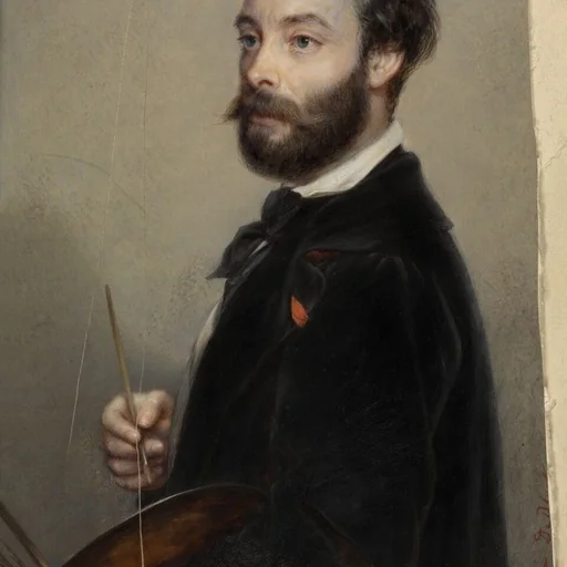 Portrait of Edouard De Latour