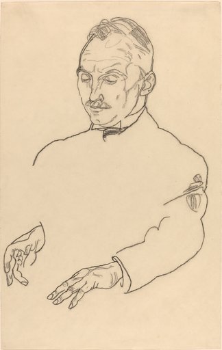 Portrait of Egon Schiele