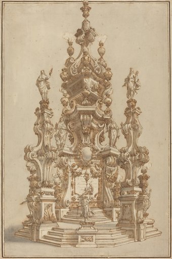 Portrait of Francesco Galli Bibiena