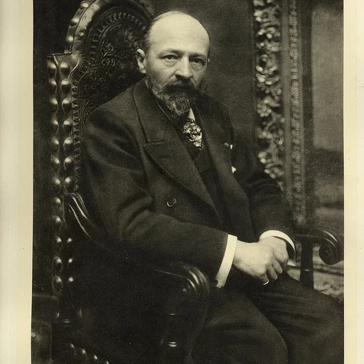 Portrait of Franz Courtens