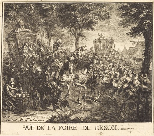 Portrait of Gabriel de Saint-Aubin