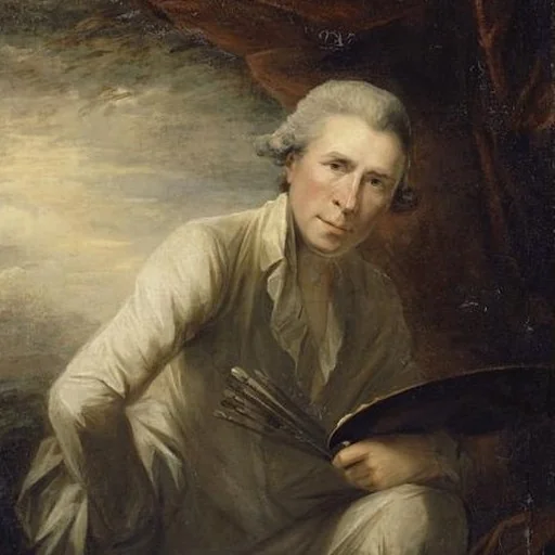 Portrait of George Romney