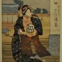 Portrait of Gyokuryūtei (Ryūsai) Shigeharu