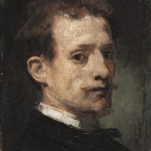 Portrait of Hans von Marées