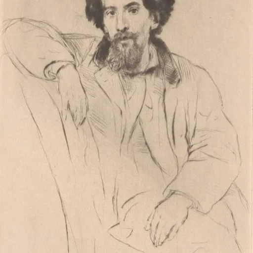 Portrait of Henri-Charles Guérard