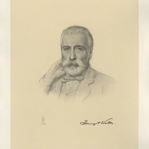 Portrait of Henry Tanworth Wells
