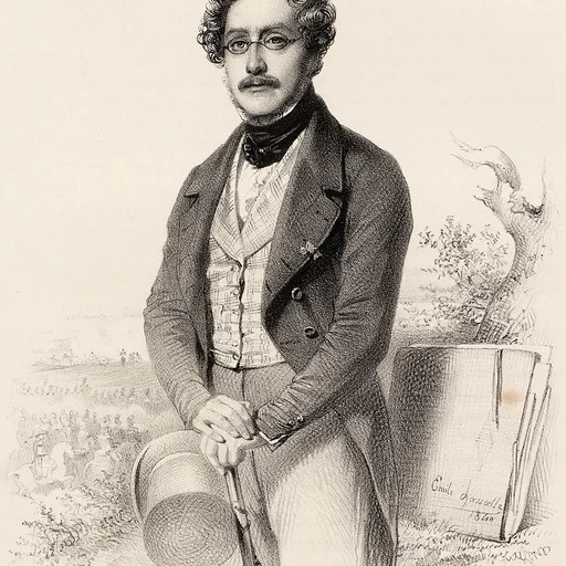 Portrait of Hippolyte Bellangé