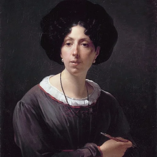 Portrait of Hortense Haudebourt-Lescot
