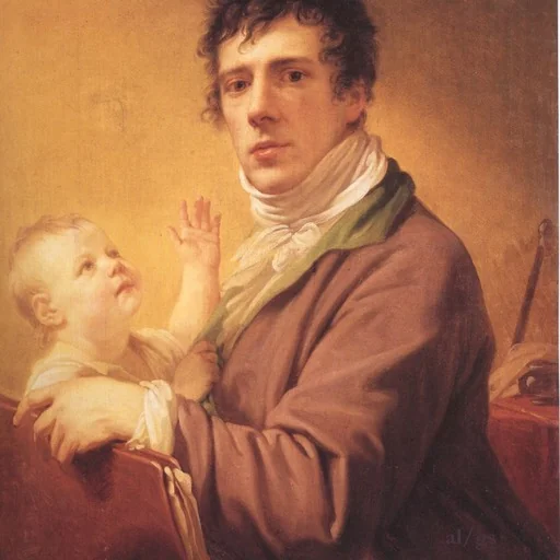 Portrait of Johann Baptist von Lampi the Younger