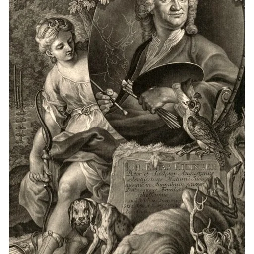Portrait of Johann Elias Ridinger