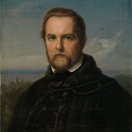 Portrait of Johann Wilhelm Schirmer