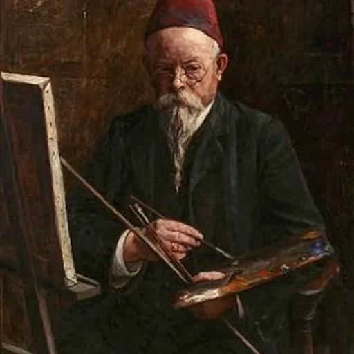 Portrait of Josef Theodor Hansen