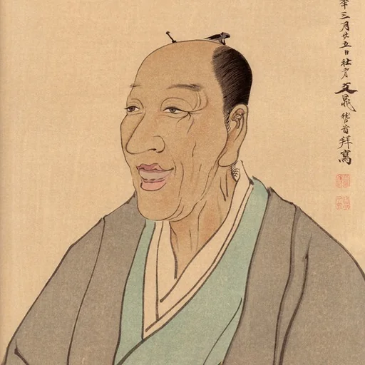 Portrait of Kimura Kenkadō