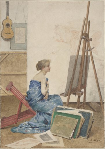 Portrait of Louis Emile Adan
