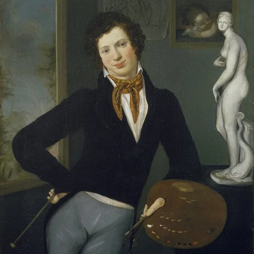 Portrait of Moritz Daniel Oppenheim