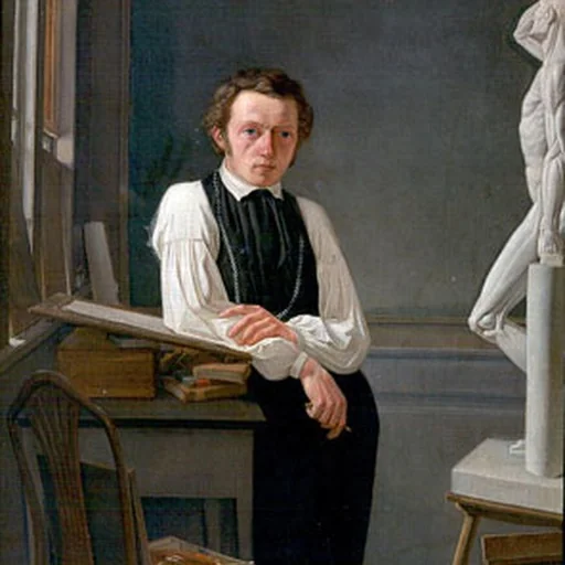 Portrait of Niels Peter Holbech