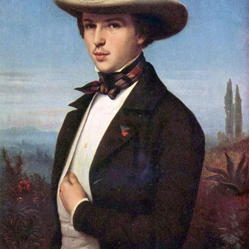 Portrait of Oswald Achenbach