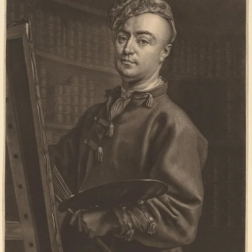 Portrait of Philippe Mercier