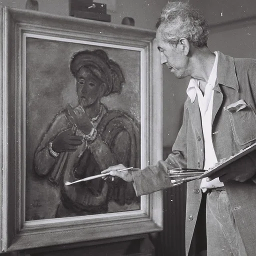 Portrait of Reuven Rubin