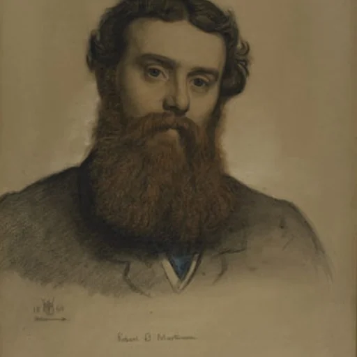 Portrait of Robert Braithwaite Martineau