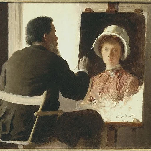 Portrait of Sofya Junker-Kramskaya