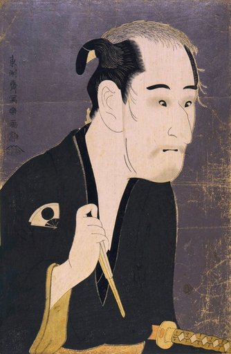 Portrait of Tōshūsai Sharaku|Ueda Shikibuchi