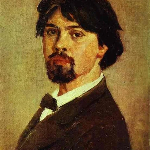 Portrait of Vasily Surikov