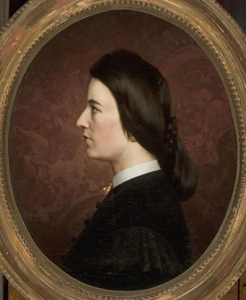 Portrait of Maria Sawiczewska, artist’s sister, by Artur Grottger