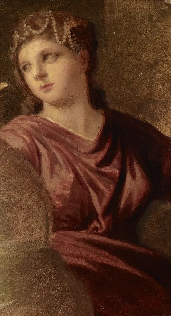Woman with Pearls in Her Hair, by Artur Grottger