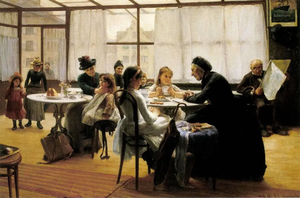 After the Exam, by Artúr Lajos Halmi