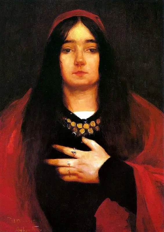 Cigana, by Artur Timóteo da Costa, oil, 1910