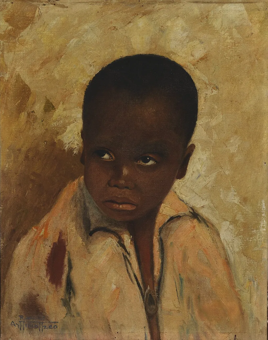 The Boy, by Artur Timóteo da Costa, oil, 1917