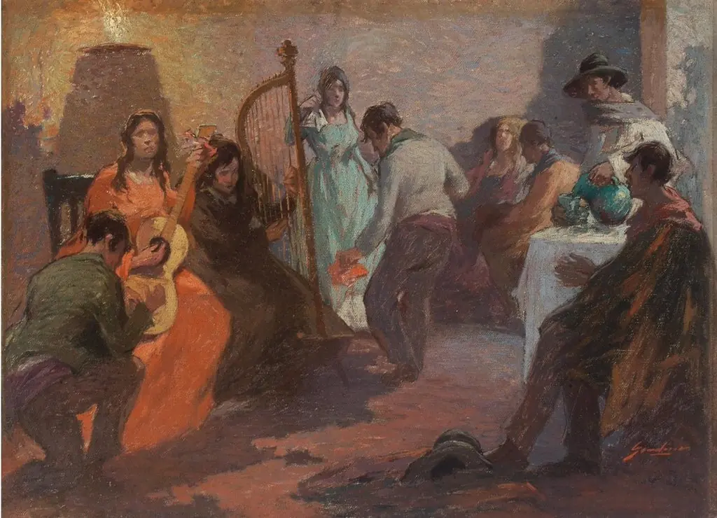 La Zamacueca, by Arturo Gordon, 1939
