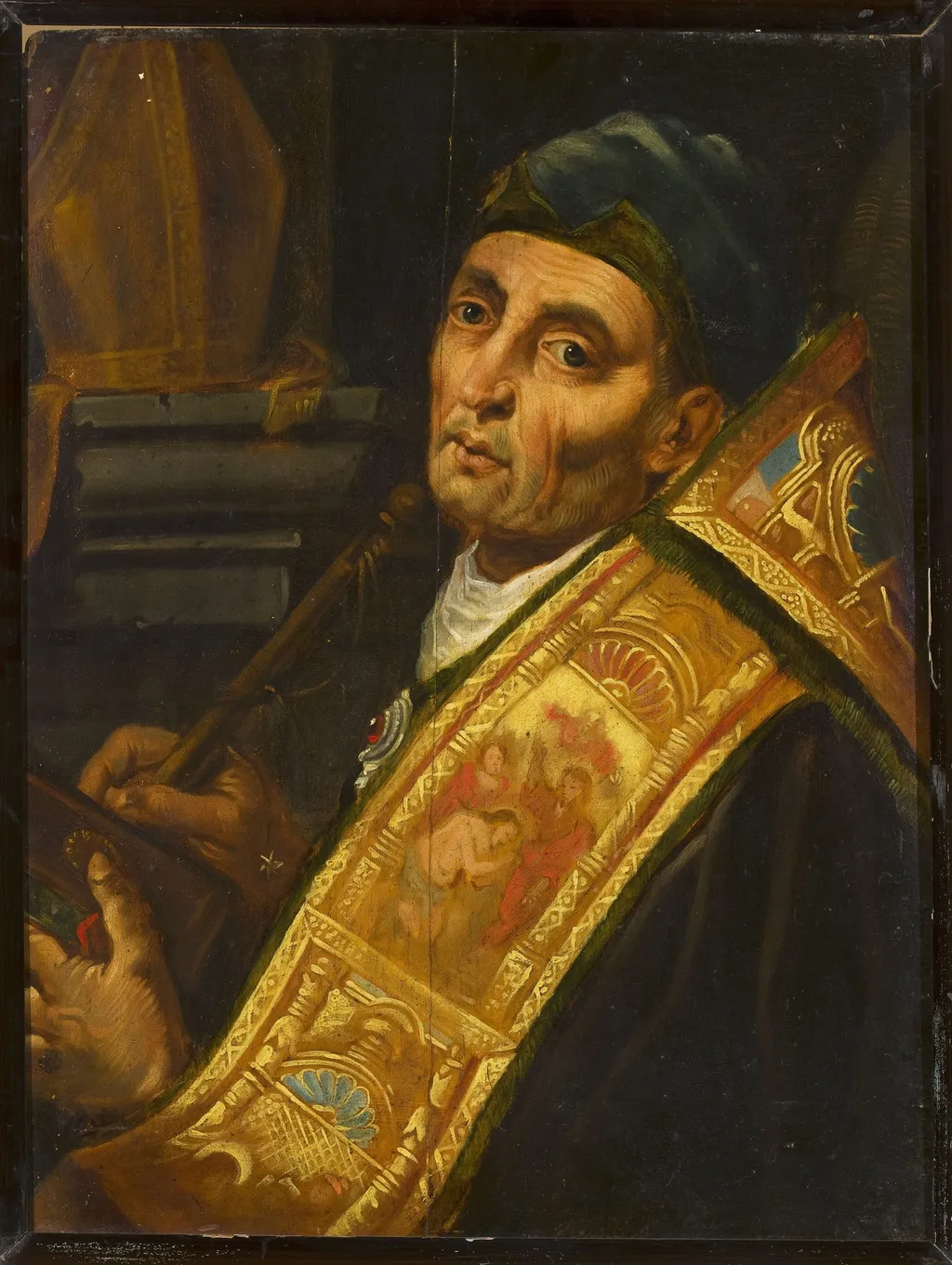 Saint Ambrose, by Artus Wolffort, oil