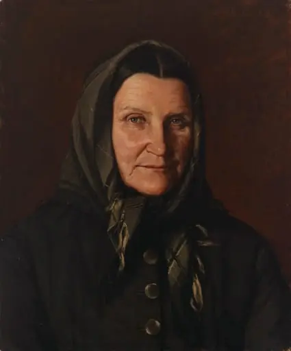 Naisen muotokuva, by Arvid Liljelund