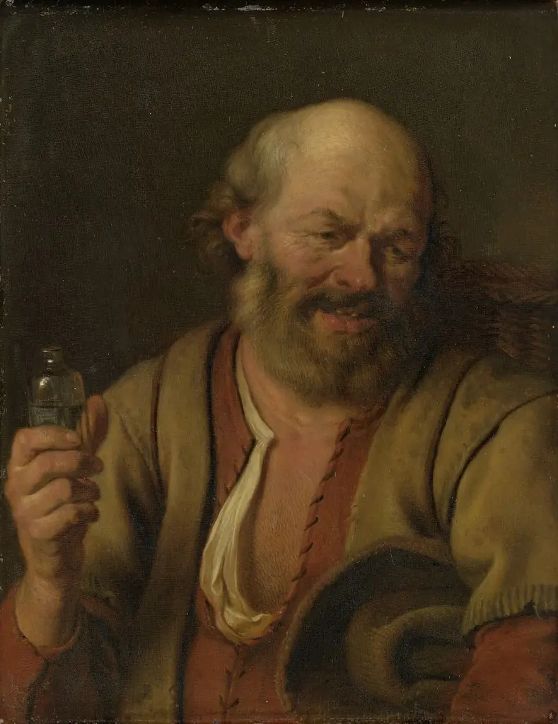 A man with a drinking vial, by Ary de Vois