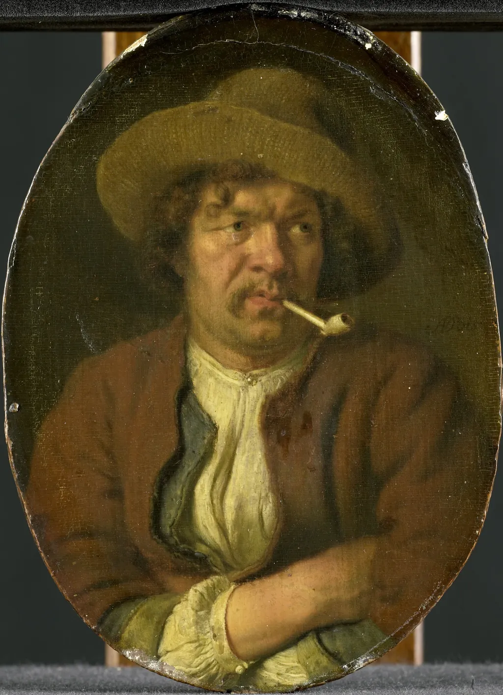 The smoker, by Ary de Vois, oil, 1667